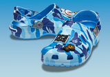 Dép Crocs Classic Clog x A Bathing Ape ABC ‘Camo Blue’ 