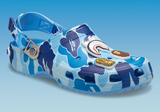  Dép Crocs Classic Clog x A Bathing Ape ABC ‘Camo Blue’ 