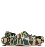  Dép Crocs Classic Clog x A Bathing Ape ABC ‘Camo Green’ 