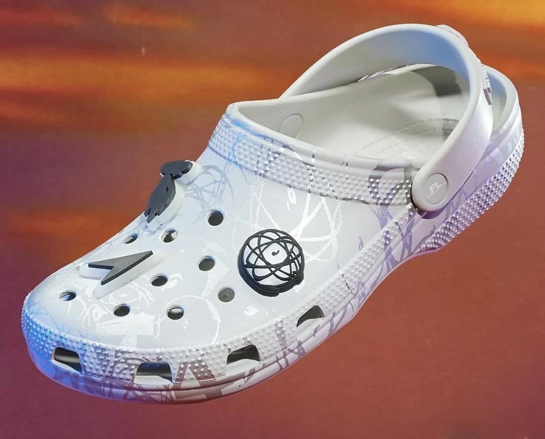  Dép Crocs Classic Clog x Futura Laboratories ‘Pearl White’ 