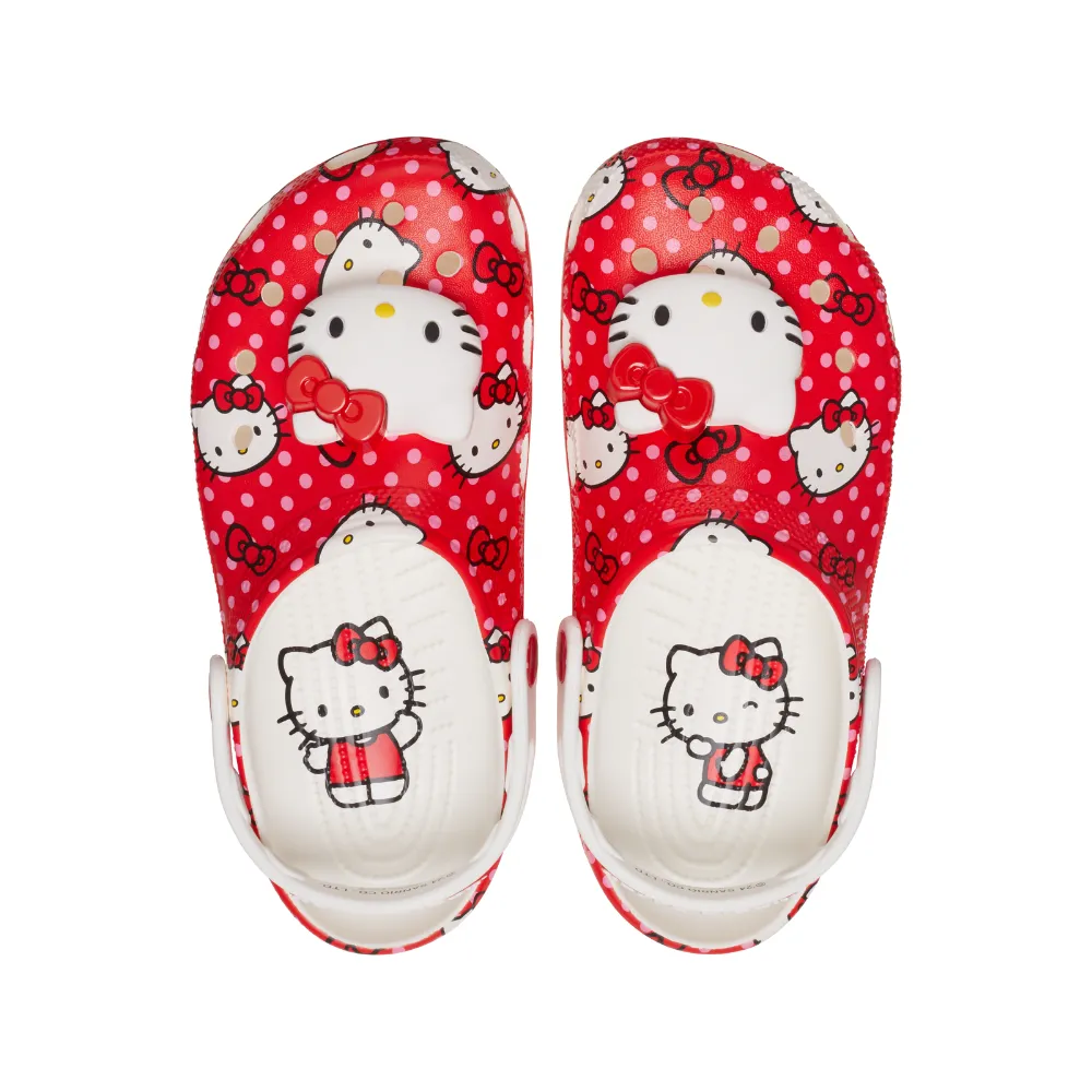  Dép Crocs Classic Clog x Hello Kitty ‘Red Polka Dots’ 