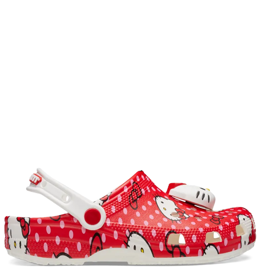  Dép Crocs Classic Clog x Hello Kitty ‘Red Polka Dots’ 