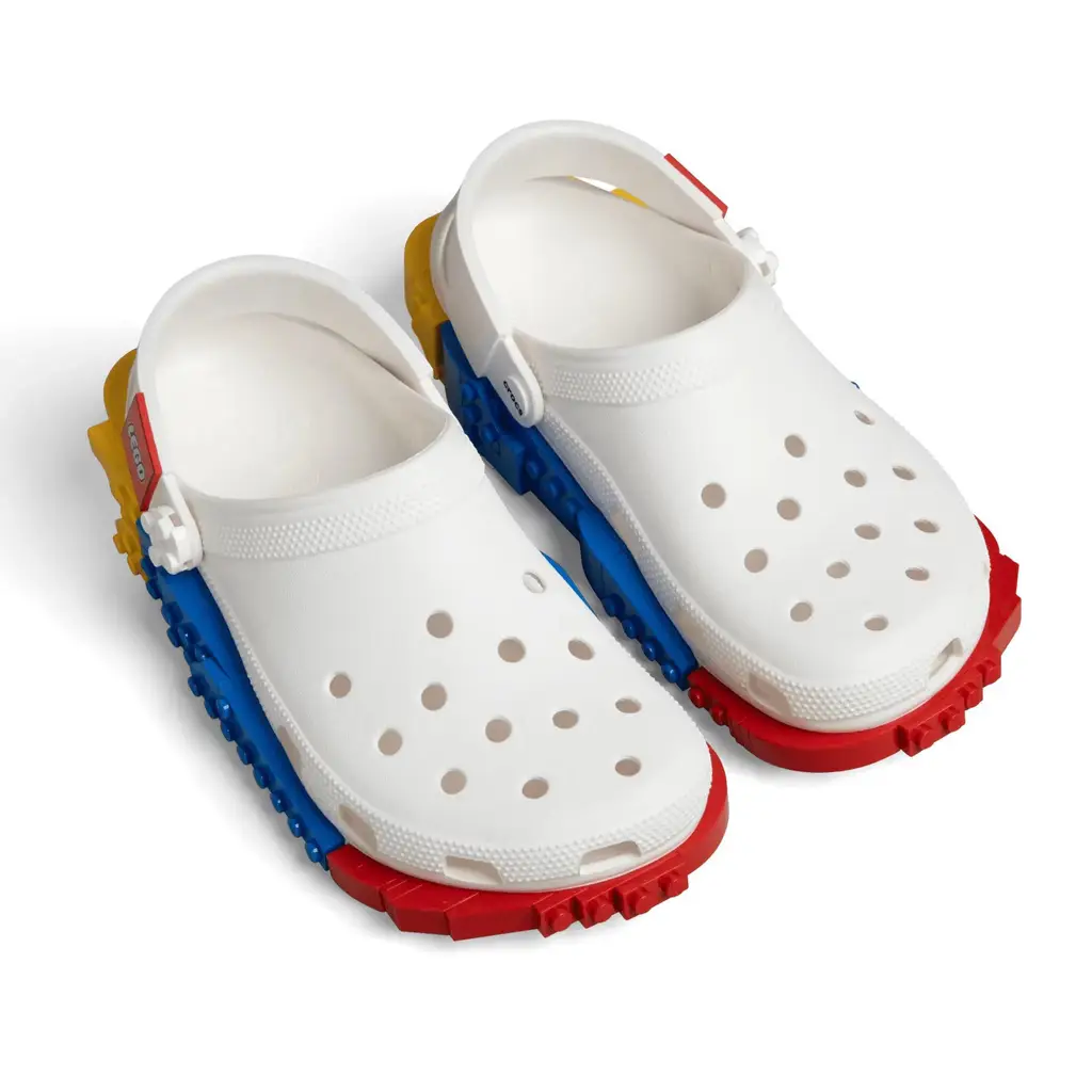  Dép Crocs Classic Clog x Lego 'White Multi' 