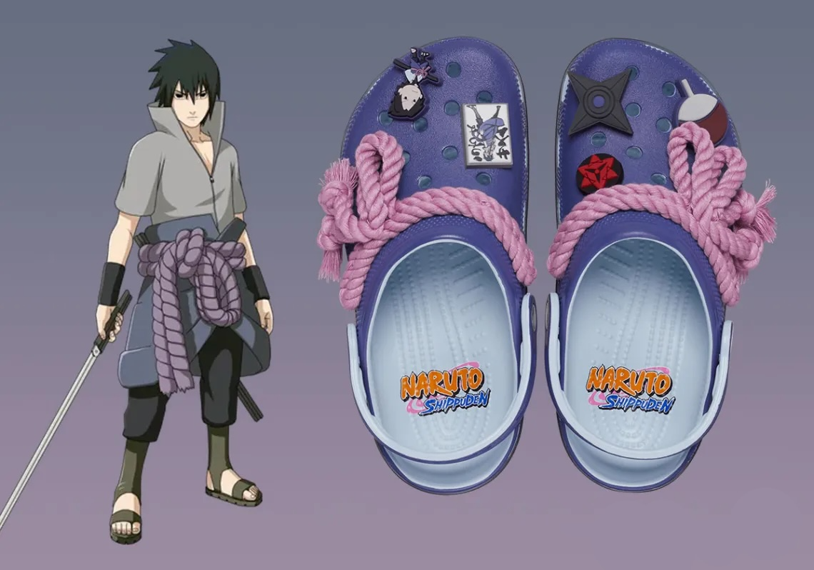  Dép Crocs Classic Clog x Naruto Shippuden ‘Sasuke’ 