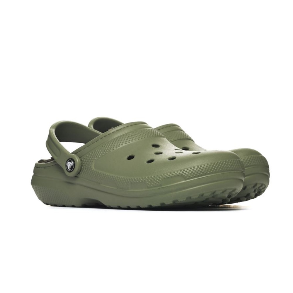  Dép Crocs Classic Lined Clog ‘Moss’ 