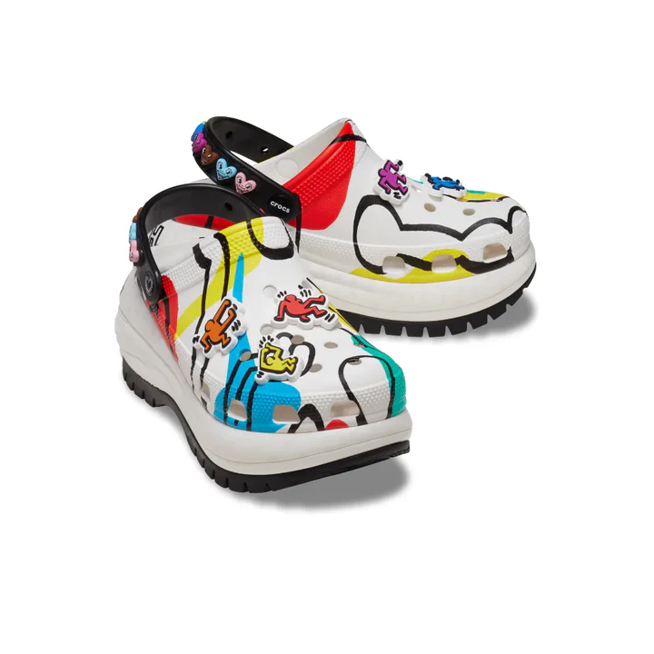  Dép Crocs Classic Mega Crush Clog ‘Keith Haring’ 