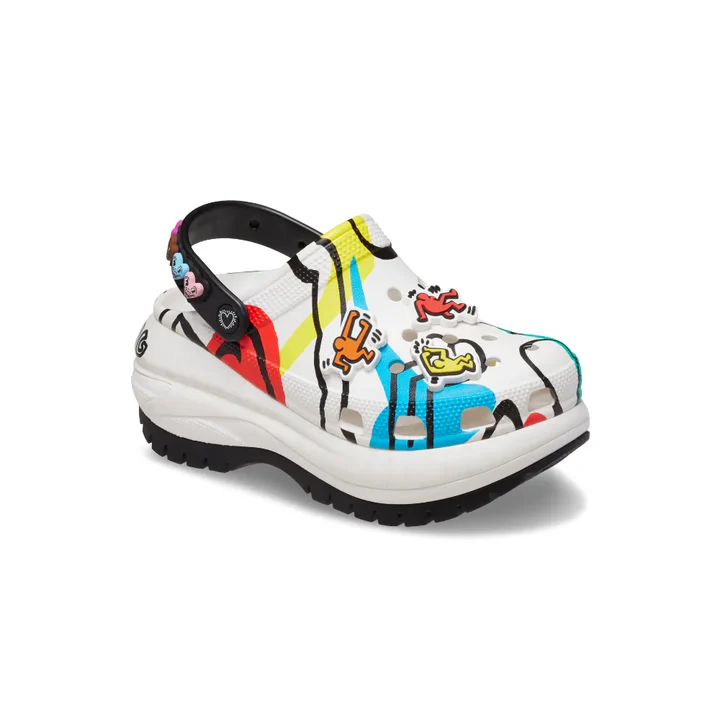  Dép Crocs Classic Mega Crush Clog ‘Keith Haring’ 