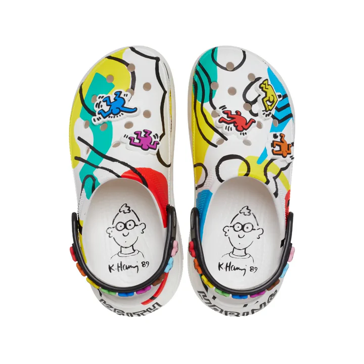  Dép Crocs Classic Mega Crush Clog ‘Keith Haring’ 