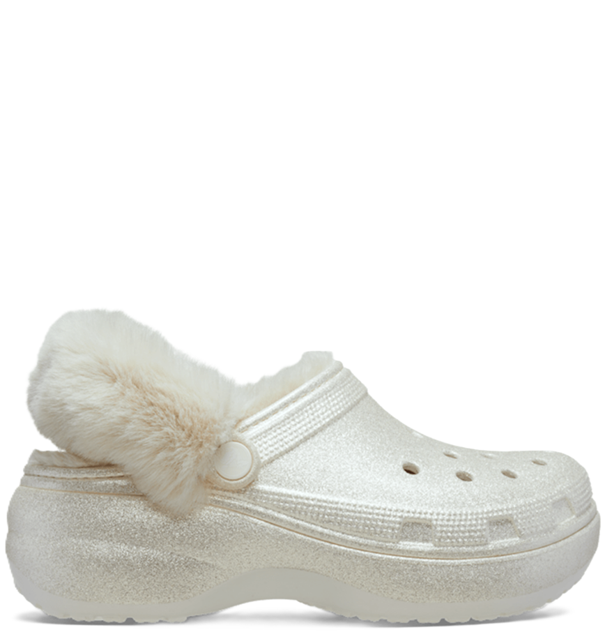  Dép Crocs Classic Platform 'Chalk' 