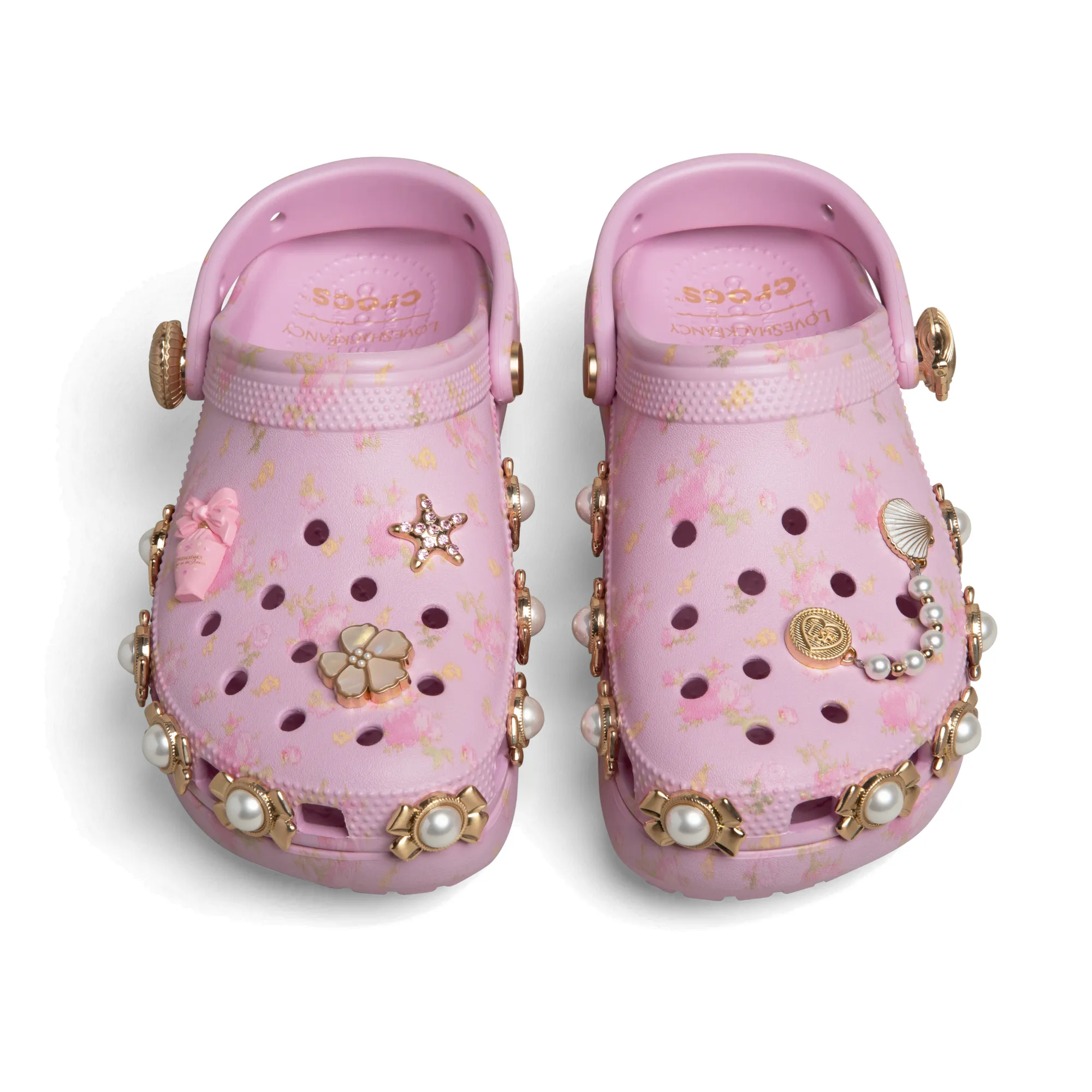  Dép Crocs Classic Platform Clog 'LoveShackFancy' 