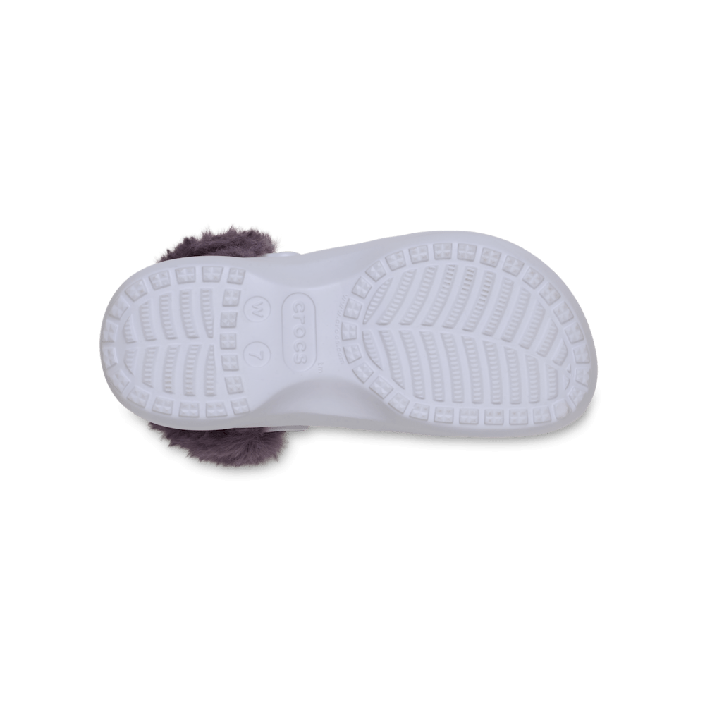  Dép Crocs Classic Platform Fuzz Lined 'Frosted Grape' 