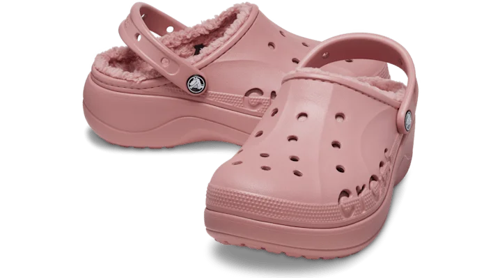  Dép Crocs Classic Platform Lined Clog ‘Pink’ v 