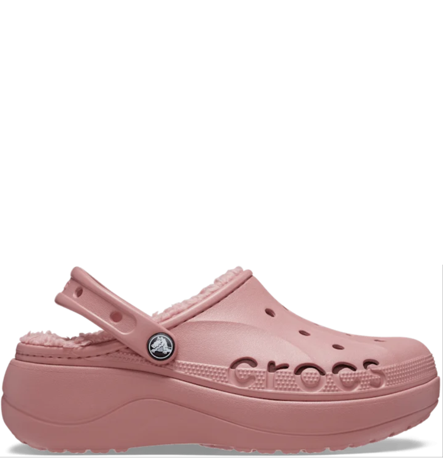  Dép Crocs Classic Platform Lined Clog ‘Pink’ v 