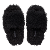  Dép Crocs Classic Shaggy Fur Slide ‘Black’ 