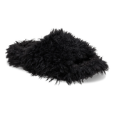  Dép Crocs Classic Shaggy Fur Slide ‘Black’ 