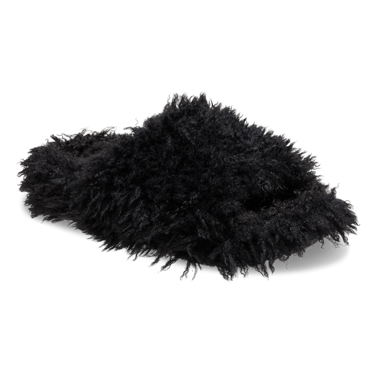  Dép Crocs Classic Shaggy Fur Slide ‘Black’ 