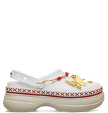 Dép Crocs Classic Stacked Crimson Gallop 'Chalk' 