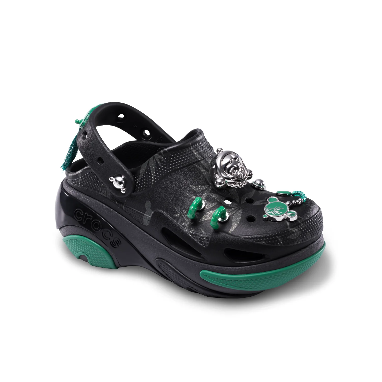  Dép Crocs Clog Unisex Pop Mart x Bubble Crush 'Black' 