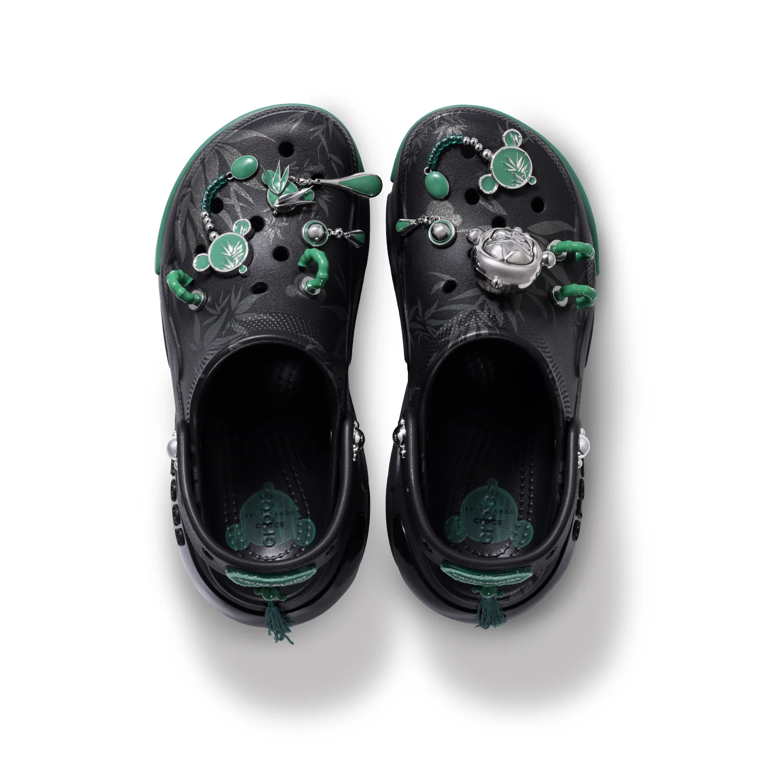  Dép Crocs Clog Unisex Pop Mart x Bubble Crush 'Black' 