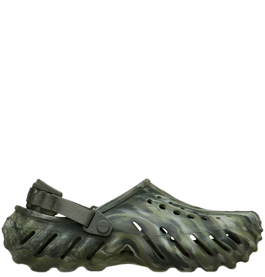  Dép Crocs Echo Clog ‘Marbled Dusty Olive’ 