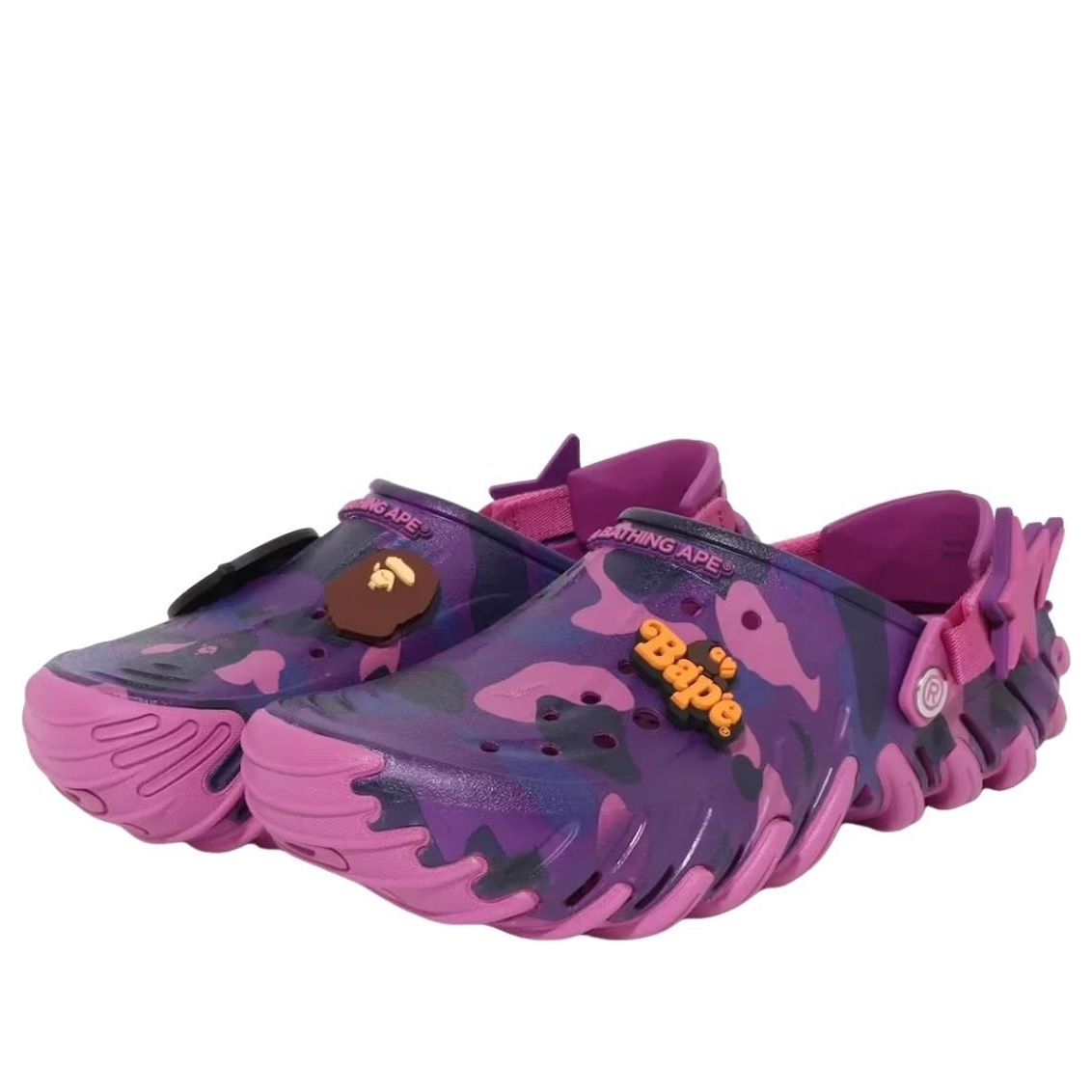  Dép Crocs Echo RO Clog ‘Bape Grapeberry Camo’ 