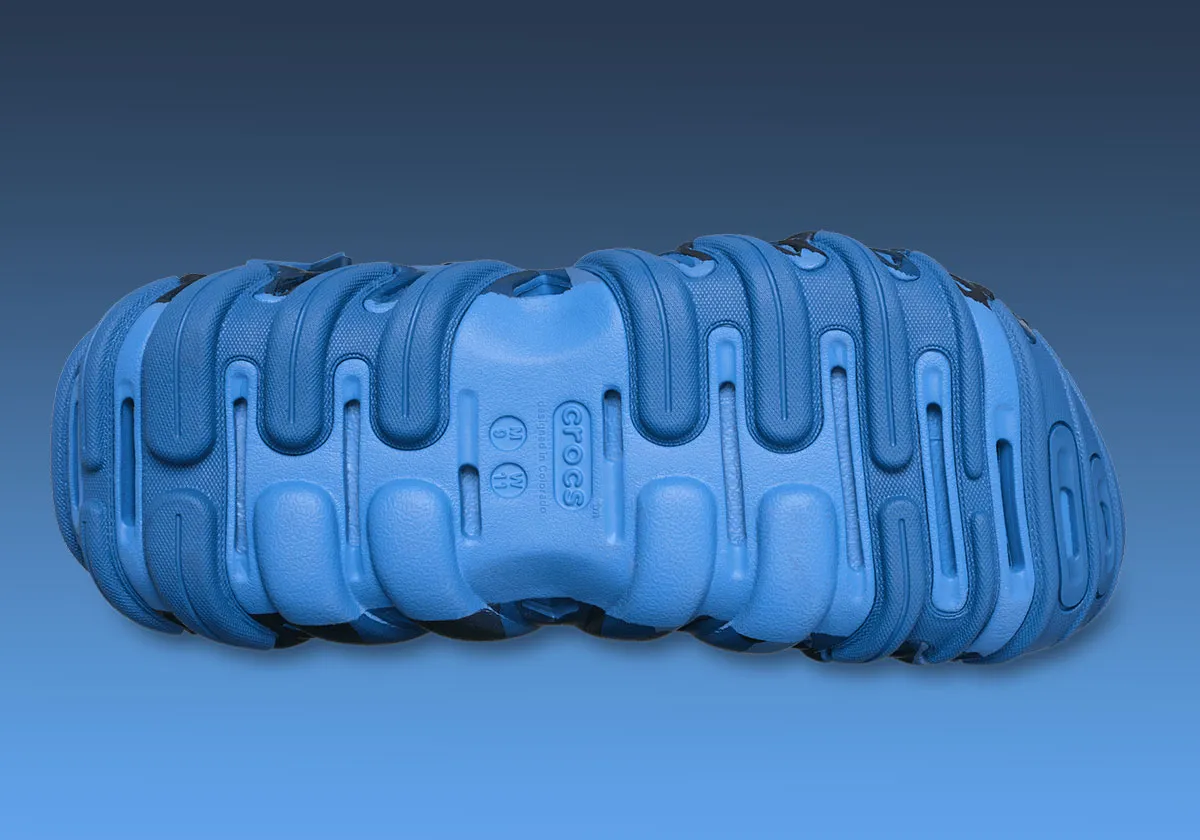 Dép Crocs Echo RO Clog x Bape 'Powder Blue' 