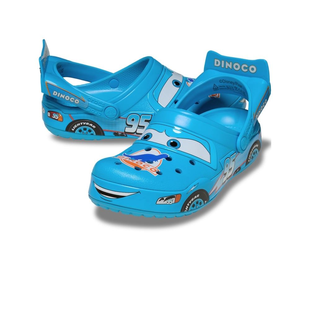  Dép Crocs Lightning McQueen Dinoco Crocband 'Blue' 