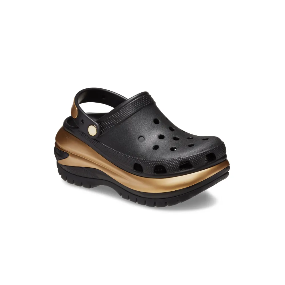  Dép Crocs Mega Crush Metallic ‘Black’ 