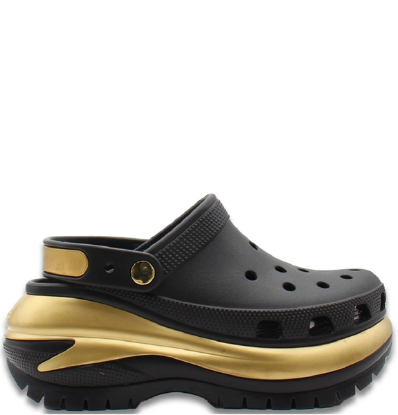  Dép Crocs Mega Crush Metallic ‘Black’ 