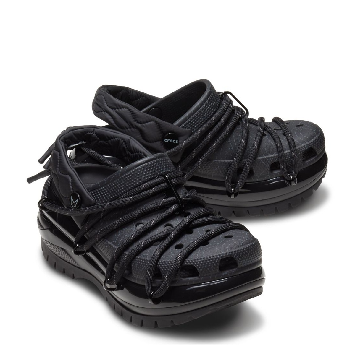  Dép Crocs Mega Crush x Rauw Alejandro Clog ‘Black’ 