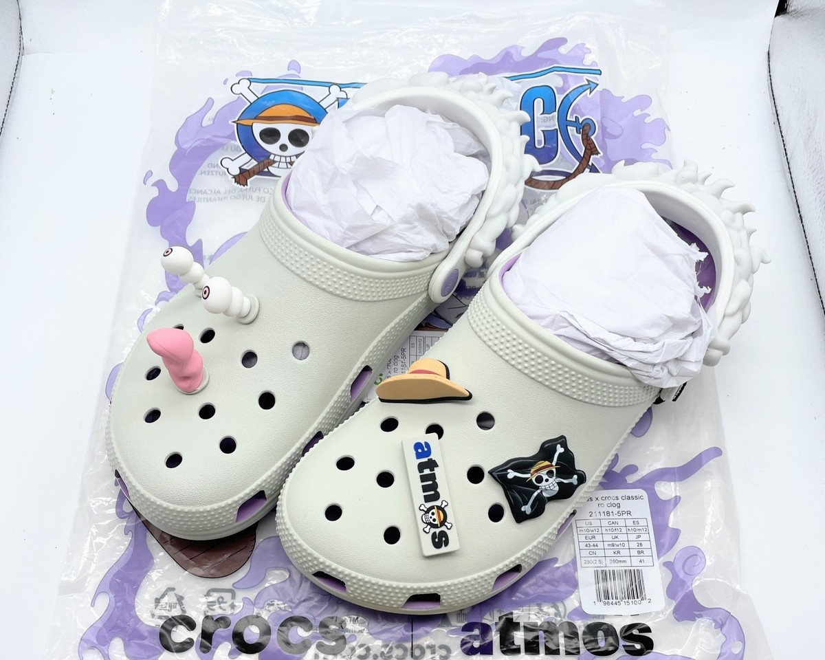  Dép Crocs One Piece Luffy Gear 5 'Cloud White' 