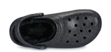  Dép Crocs Sabots Classic Fuzz Lined Glitter ‘Black’ 