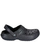  Dép Crocs Sabots Classic Fuzz Lined Glitter ‘Black’ 