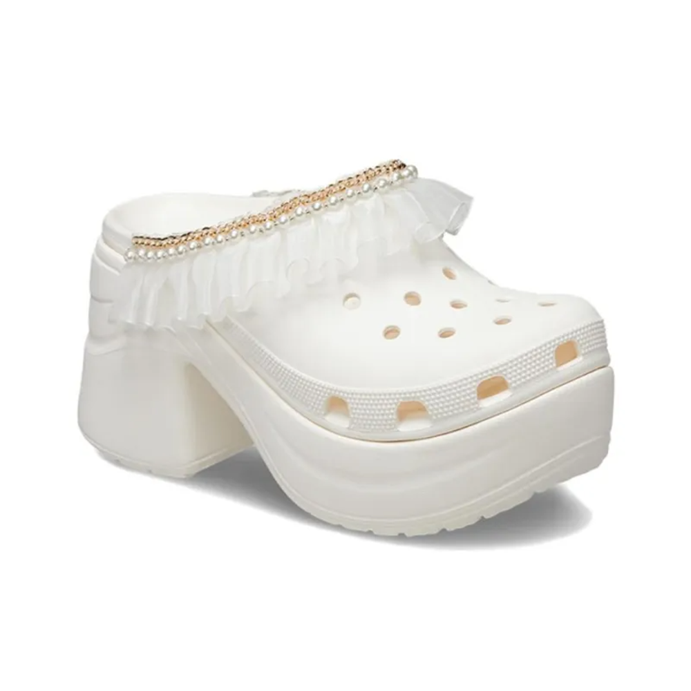  Dép Crocs Siren Classic Clogs ‘White’ 