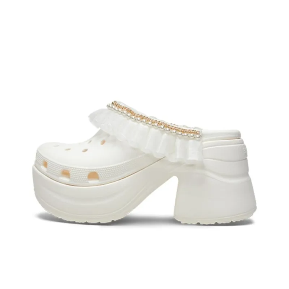  Dép Crocs Siren Classic Clogs ‘White’ 
