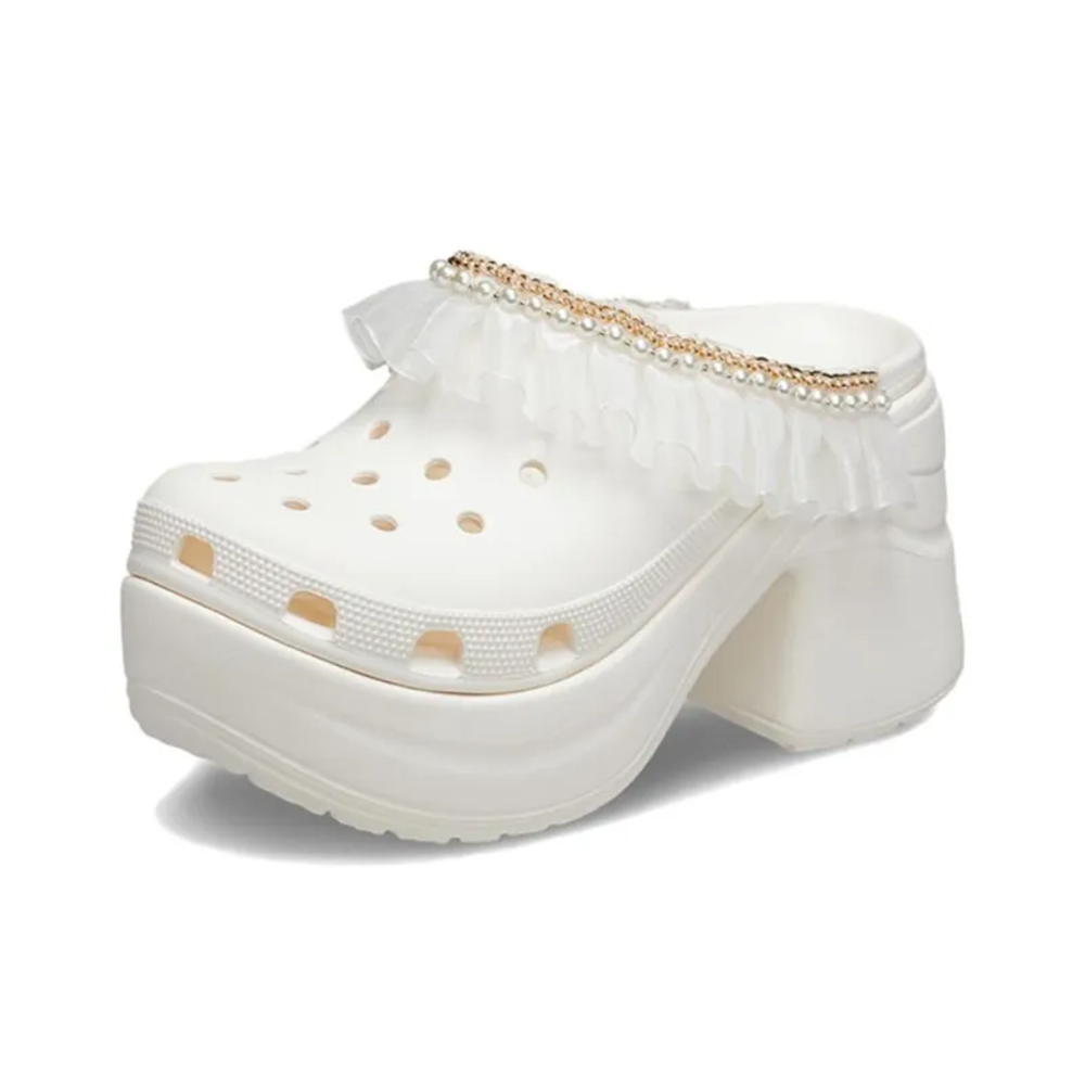  Dép Crocs Siren Classic Clogs ‘White’ 