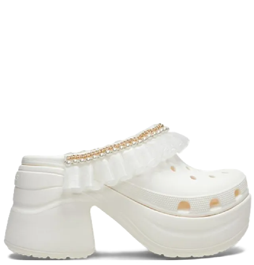  Dép Crocs Siren Classic Clogs ‘White’ 