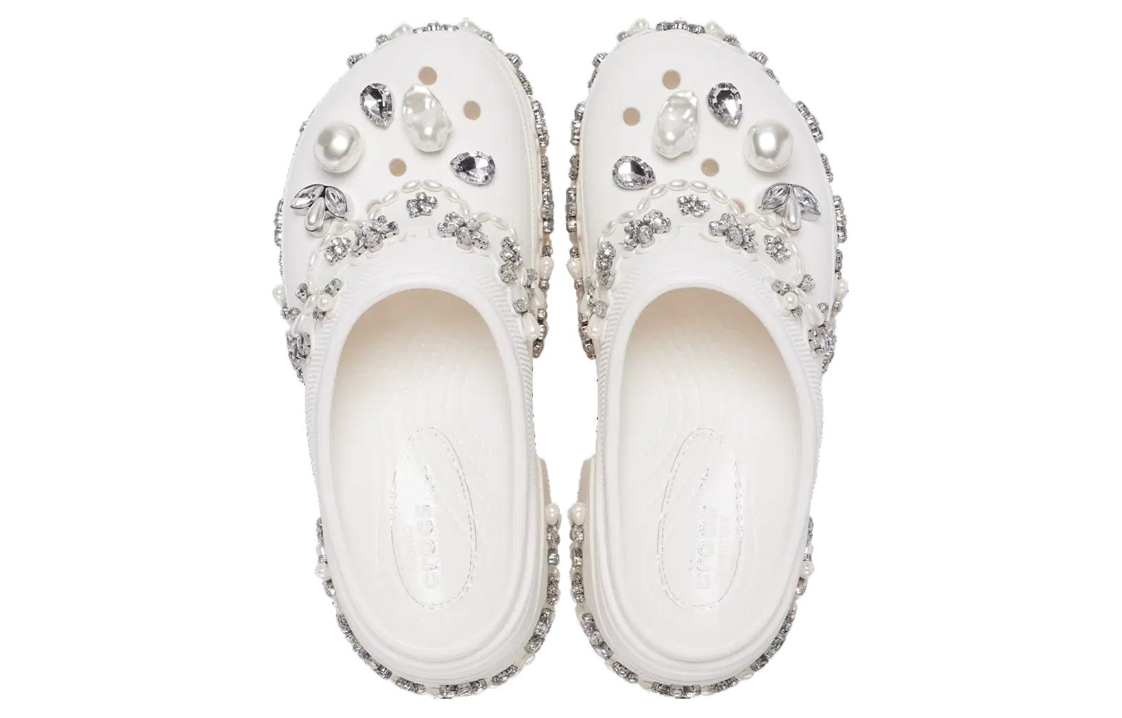  Dép Crocs Siren Clog 'Simone Rocha Chalk' 
