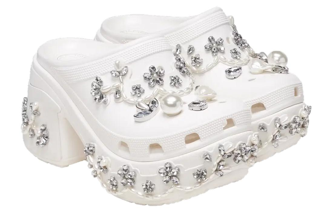  Dép Crocs Siren Clog 'Simone Rocha Chalk' 