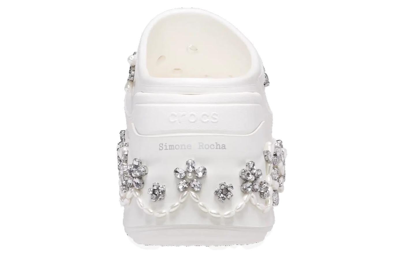  Dép Crocs Siren Clog 'Simone Rocha Chalk' 