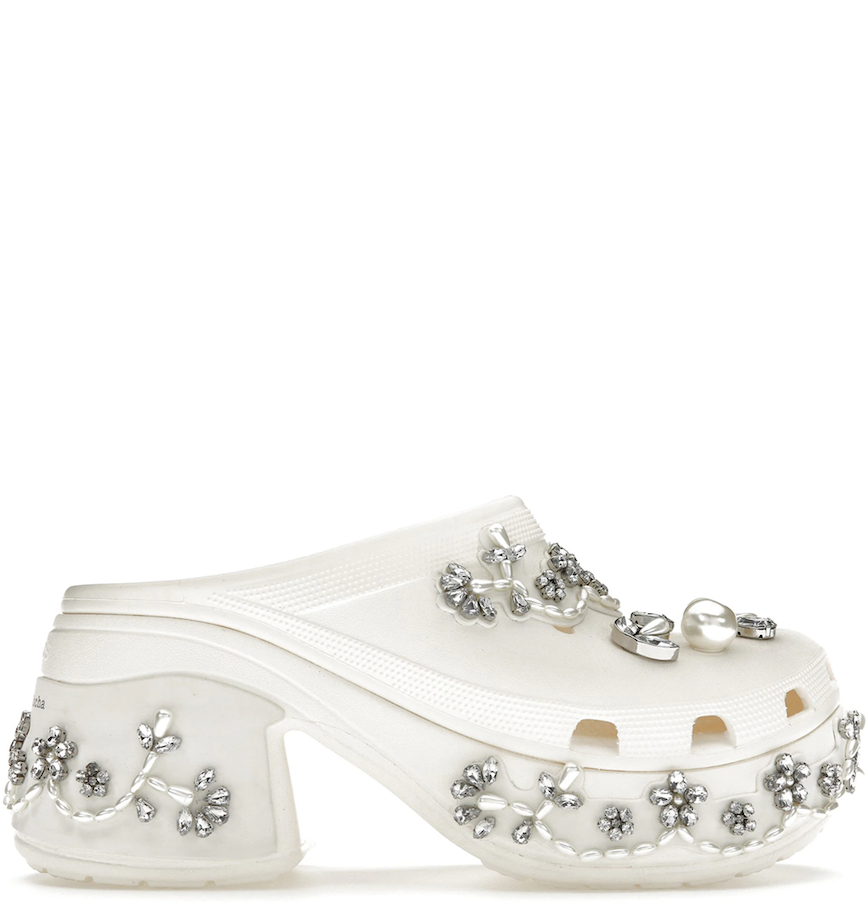  Dép Crocs Siren Clog 'Simone Rocha Chalk' 