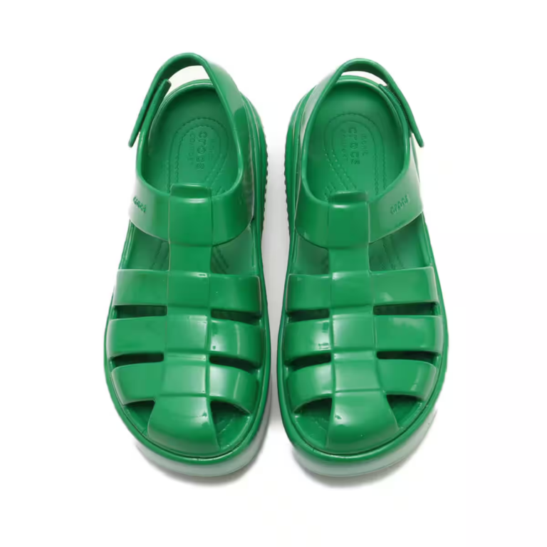  Dép Crocs Stomp Fisherman High Shine ‘Green Ivy’ 
