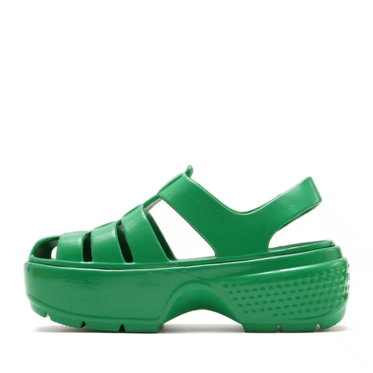  Dép Crocs Stomp Fisherman High Shine ‘Green Ivy’ 