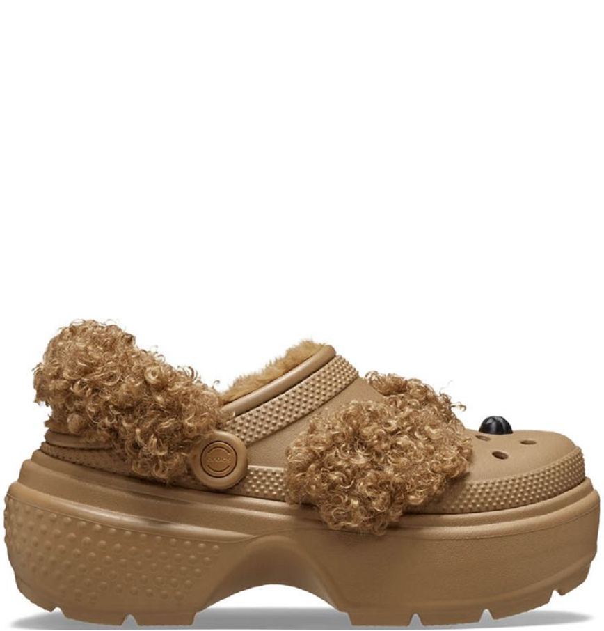  Dép Crocs Stomp Stuffed Animal Clog 'Sepia' 
