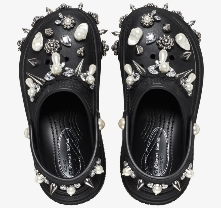  Dép Crocs Stomp x Simone Rocha Clog ‘Black’ 