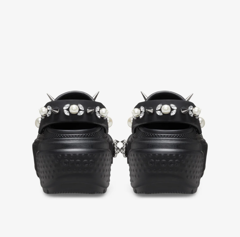  Dép Crocs Stomp x Simone Rocha Clog ‘Black’ 