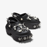  Dép Crocs Stomp x Simone Rocha Clog ‘Black’ 