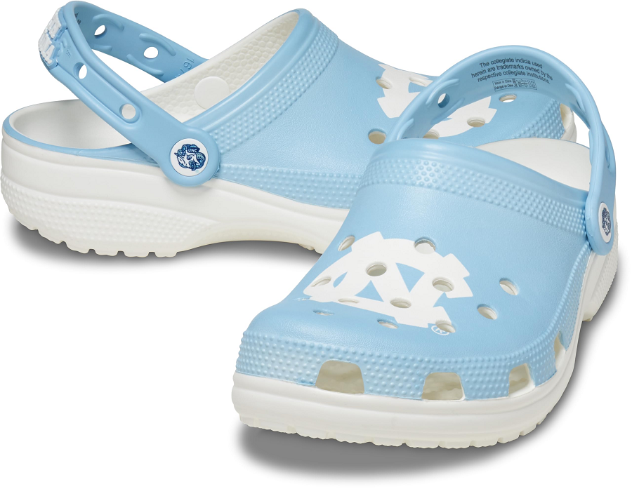  Dép Crocs Univ Of North Carolina ‘White’ 