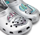  Dép Crocs x Kenny Scharf Classic Clog ‘Silver’ 