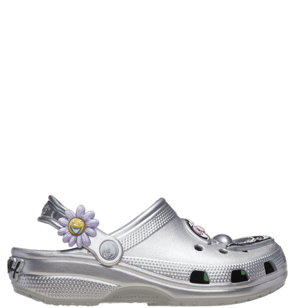  Dép Crocs x Kenny Scharf Classic Clog ‘Silver’ 